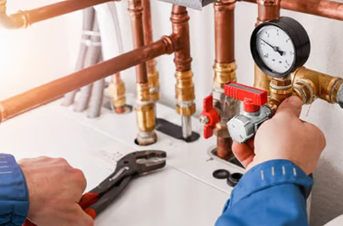 Copper Gas Pipeline Installation